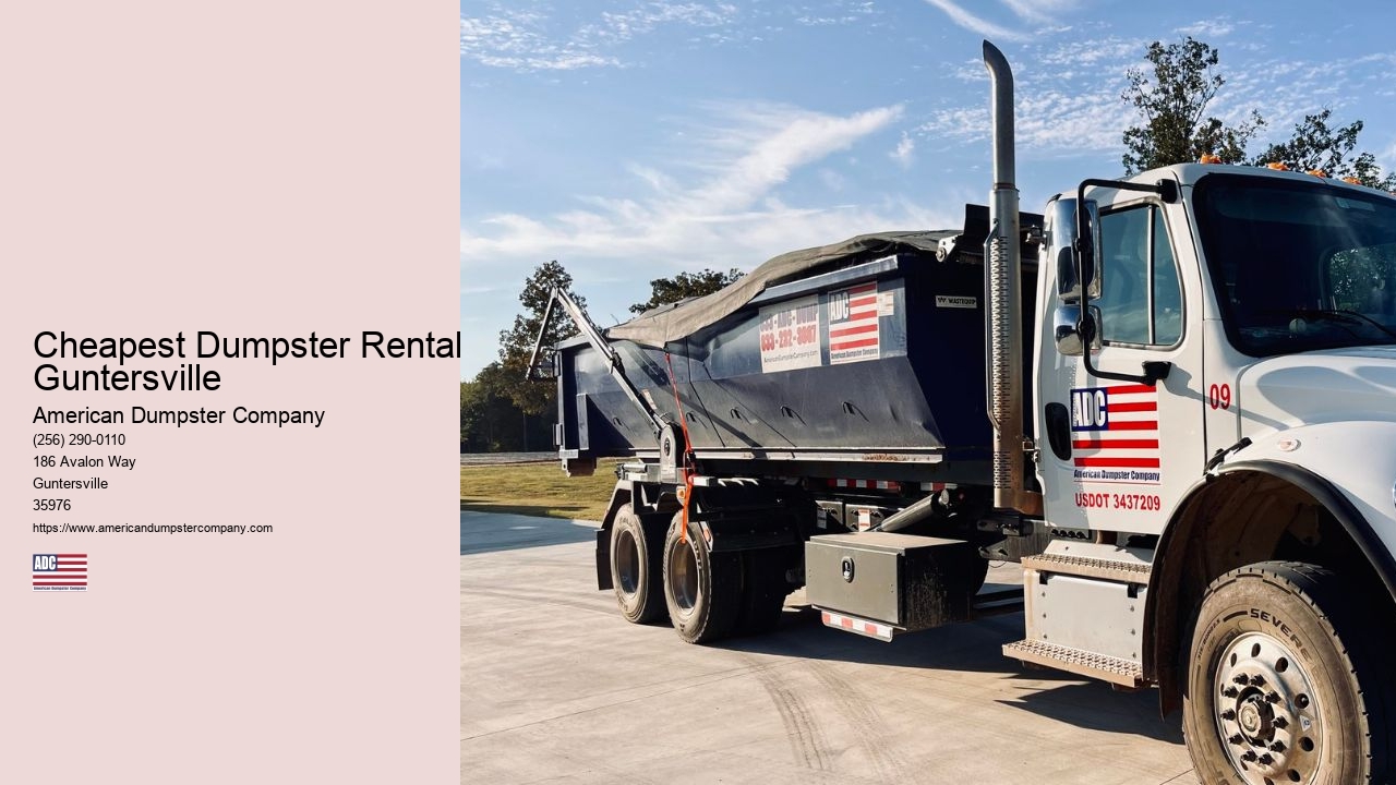 Alabama Dumpster Rentals